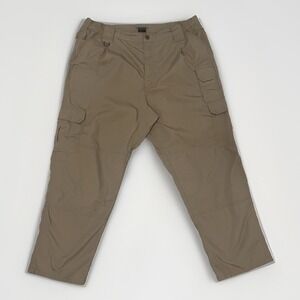5.11 Tactical Men's Cargo Pants Khaki Brown Ripstop Outdoor Workwear Size 40x30